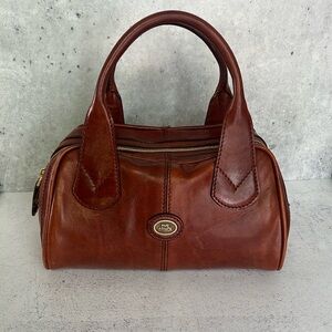 Vintage The Bridge Italian leather bag.